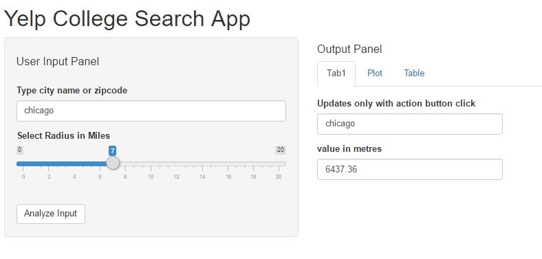 Shiny app output pane1